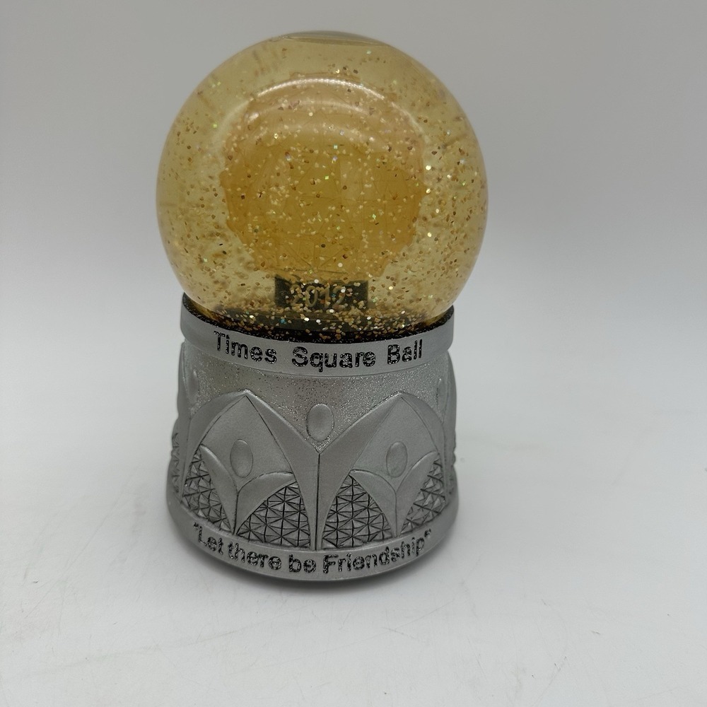 WATERFORD TIMES SQUARE BALL‎ Snowglobe "let There Be Friendship"  2012